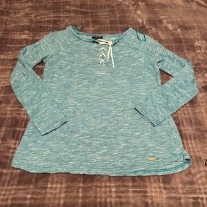 blue long sleeve
